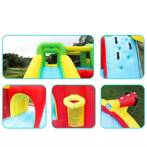 מתקן מתנפח עם מגלשה Doctor Dolphin דגם DD-73018