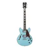 גיטרה חשמלית רבע נפח עם נרתיק D'Angelico Premier Mini DC Sky Blue