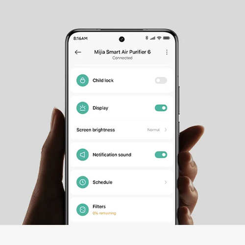  מטהר אוויר חכם דור 6 שיאומי דגם Xiaomi Mijia Smart Air Purifier 6 