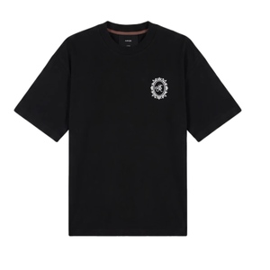חולצה AINKER מידות XS-XXL לגברים בגוון שחור עם סמל עגול