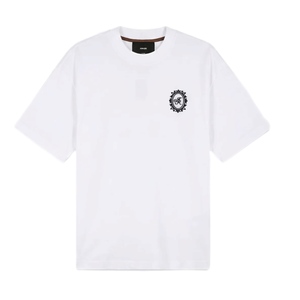חולצה AINKER מידות XS-XXL לגברים בגוון לבן עם סמל