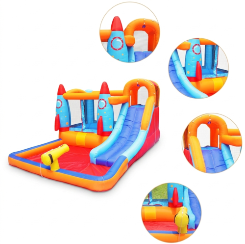 מתקן מתנפח עם מגלשה Doctor Dolphin דגם NT-063106