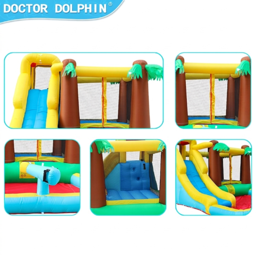 מתקן מתנפח עם מגלשה Doctor Dolphin דגם NT-063118J