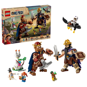  ONE PIECE - דורי נגד ברוגי - ענקי האי ליטל גארדן LEGO 75644