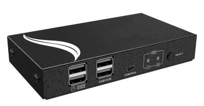 קופסת מיתוג KVM מ-2 מחשבים לעמדת עבודה VGA + USB אחת 
