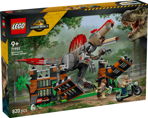 פארק היורה - בריחת הדינוזאור ספינוזאורוס LEGO 77982
