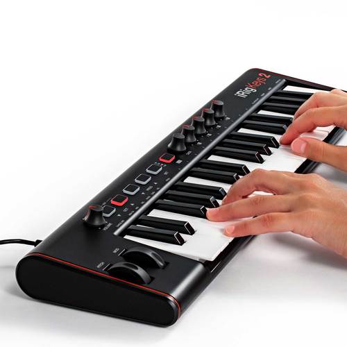 IK Multimedia iRig Keys 2 – מקלדת שליטה MIDI עם 37 קלידי Mini