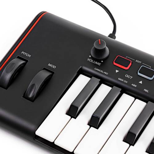 IK Multimedia iRig Keys 2 – מקלדת שליטה MIDI עם 37 קלידי Mini