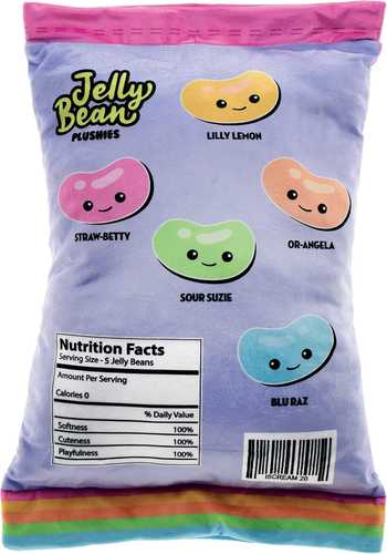 כרית פרווה קטיפתית 6 ב-1 Jelly Bean Plushies – iscream