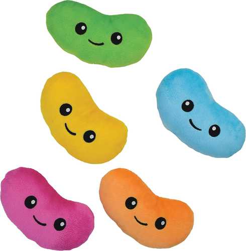 כרית פרווה קטיפתית 6 ב-1 Jelly Bean Plushies – iscream