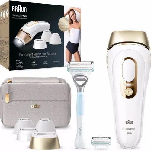 מכשיר להסרת שיער בלייזר ביתי Braun IPL PRO5 IPL5356