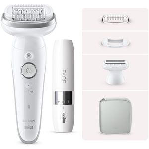 מסיר שיער סדרה 9 עם אביזר לפנים Braun Silk Epil 9 SES9-341