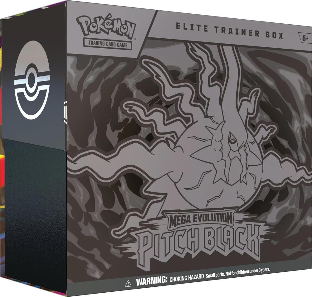POKEMON TCG MEGA EVOLUTION PITCH BLACK ELITE TRAINER BOX קלפי פוקימון 