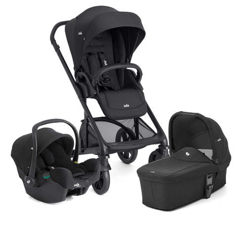 עגלת תינוק Chrome 2 Trio עם סלקל Joie i-Snug 2 Raven Joie