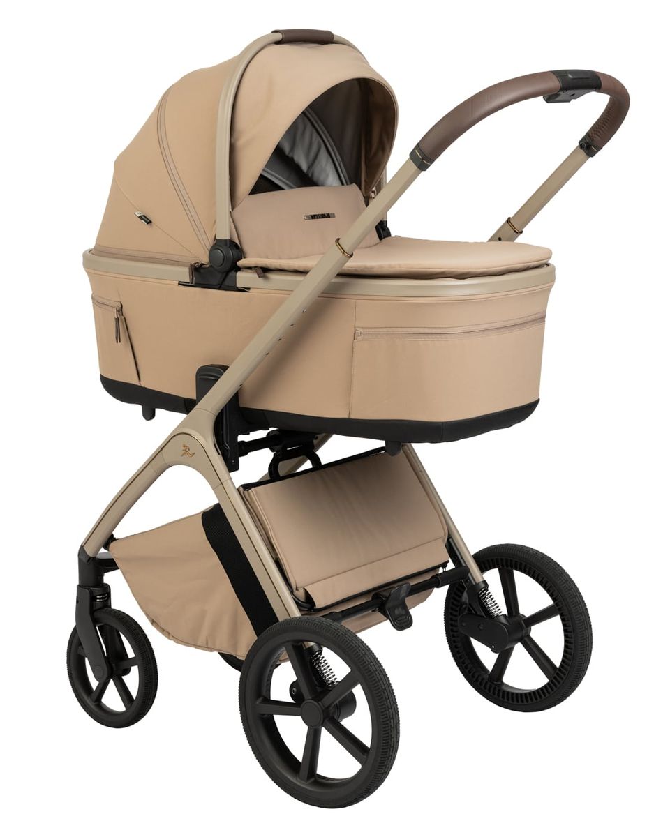 עגלת תינוק דגם נובו 2026 Novo עם אמבטיה מתקפלת ספורטליין צבע מוקה