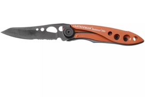 אולר / סכין מתקפלת לדרמן / Leatherman SKELETOOL KBX- כתום