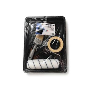 ערכת DIY מגש גדול 25 ס"מ +רולר פס כחול 9"+מברשת פינות +נייר דבק