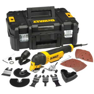 מולטיטול חשמלי 300W + אביזרים + מזוודה קשיחה מקורית - DEWALT