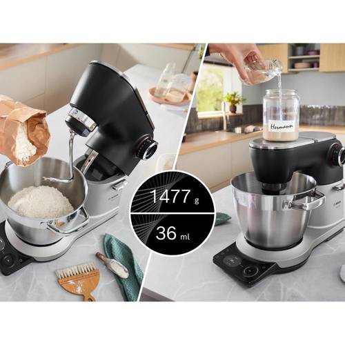 מיקסר מקצועי 1800 וואט Bosch MUMS8ZS00 Series 8 שחור\כסוף