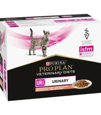 10 יחידות פורינה פאוץ יורינרי Purina Pro Plan UR מזון וטרינרי לחתולים