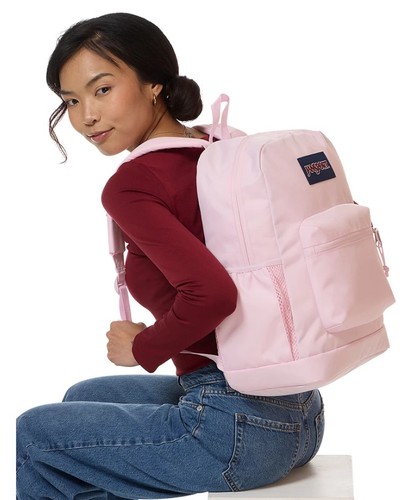תיק גב ג'נספורט  JanSport Cross Town Plus | ורוד