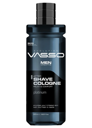 אפטר שייב קולון Platinum בניחוח רענן ומתובל 370 מ״ל VASSO