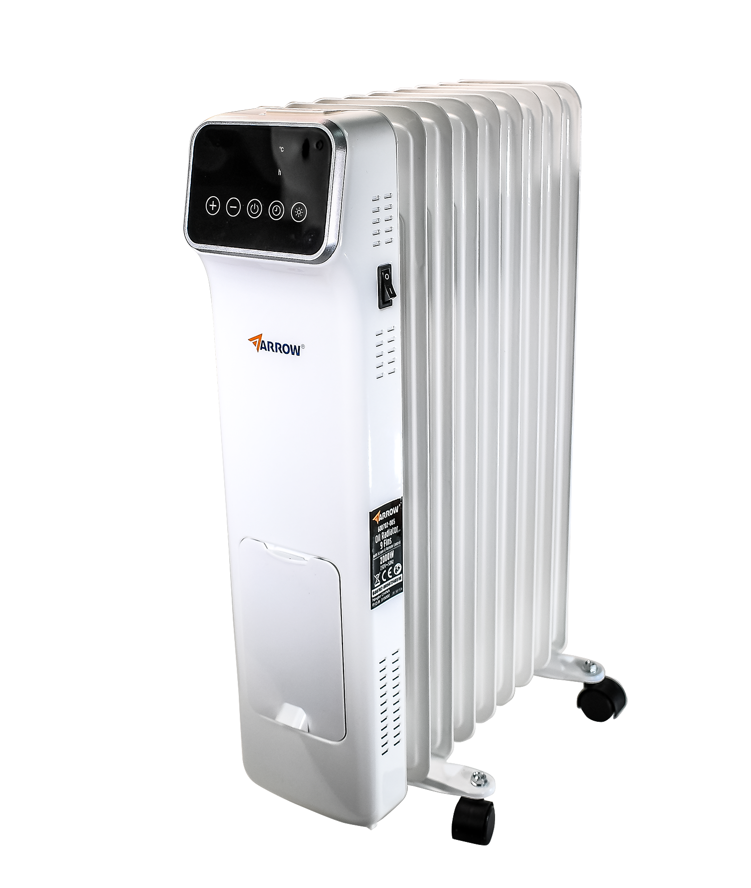 רדיאטור דיגיטלי 9 צלעות 2000W 600702-005