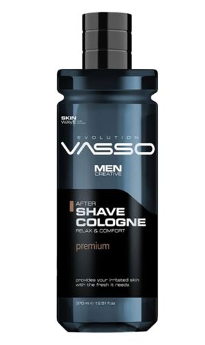 אפטר שייב קולון Premium בניחוח עצי WOODY ‏370 מ״ל VASSO