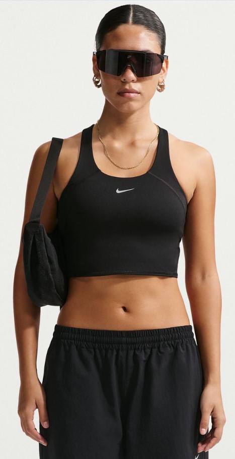 חזיית ספורט נייק Nike Medium-Support Cropped Sports Bra | נשים