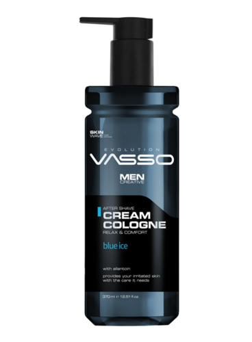 קרם קולון לאחר גילוח Blue Ice לעור רגיש 370 מ״ל VASSO