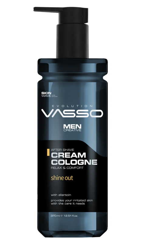 קרם קולון לאחר גילוח Shine Out בניחוח מתובל 370 מ״ל VASSO