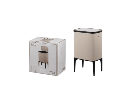 פח טאצ’ 33 ליטר מסדרת TOUCH Collection מוקה 