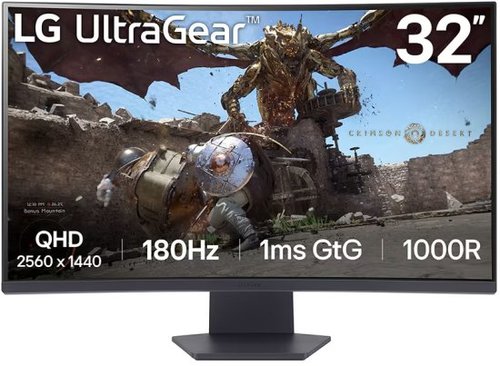 מסך מחשב LG ULTRAGEAR 32GS60QC-B