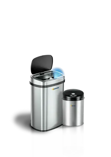 גוג סט פחי אשפה נירוסטה אלקטרוניים 50L + 12L