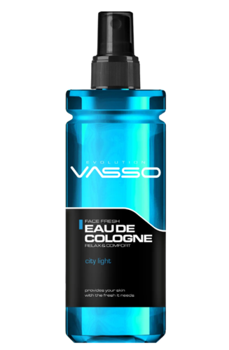 מי קולון לגבר City Light בניחוח עצי 370 מ״ל VASSO 