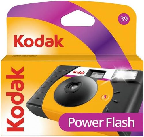 מצלמת פילם חד-פעמית עם פלאש (39 תמונות) Kodak Power Flash