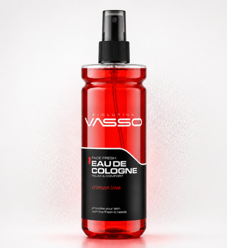 מי קולון לגבר Crimson Love בניחוח הדרי־עצי 370 מ״ל VASSO