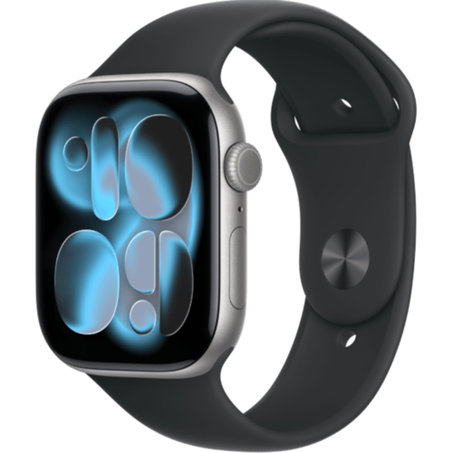 שעון חכם Apple Watch Series 11 GPS 46mm Space Grey Aluminium Case with Black Sport Band - M/L - שנה אחריות ע