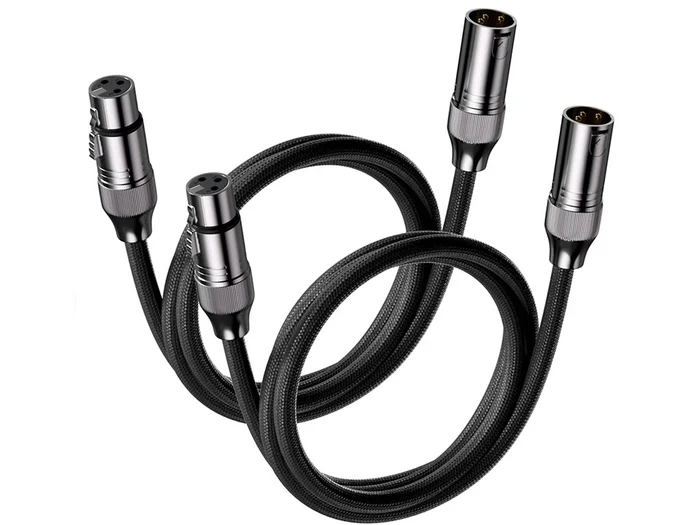 Fosi Audio XLR Cables - כבל XLR מאוזן באורך 1.2 מטר