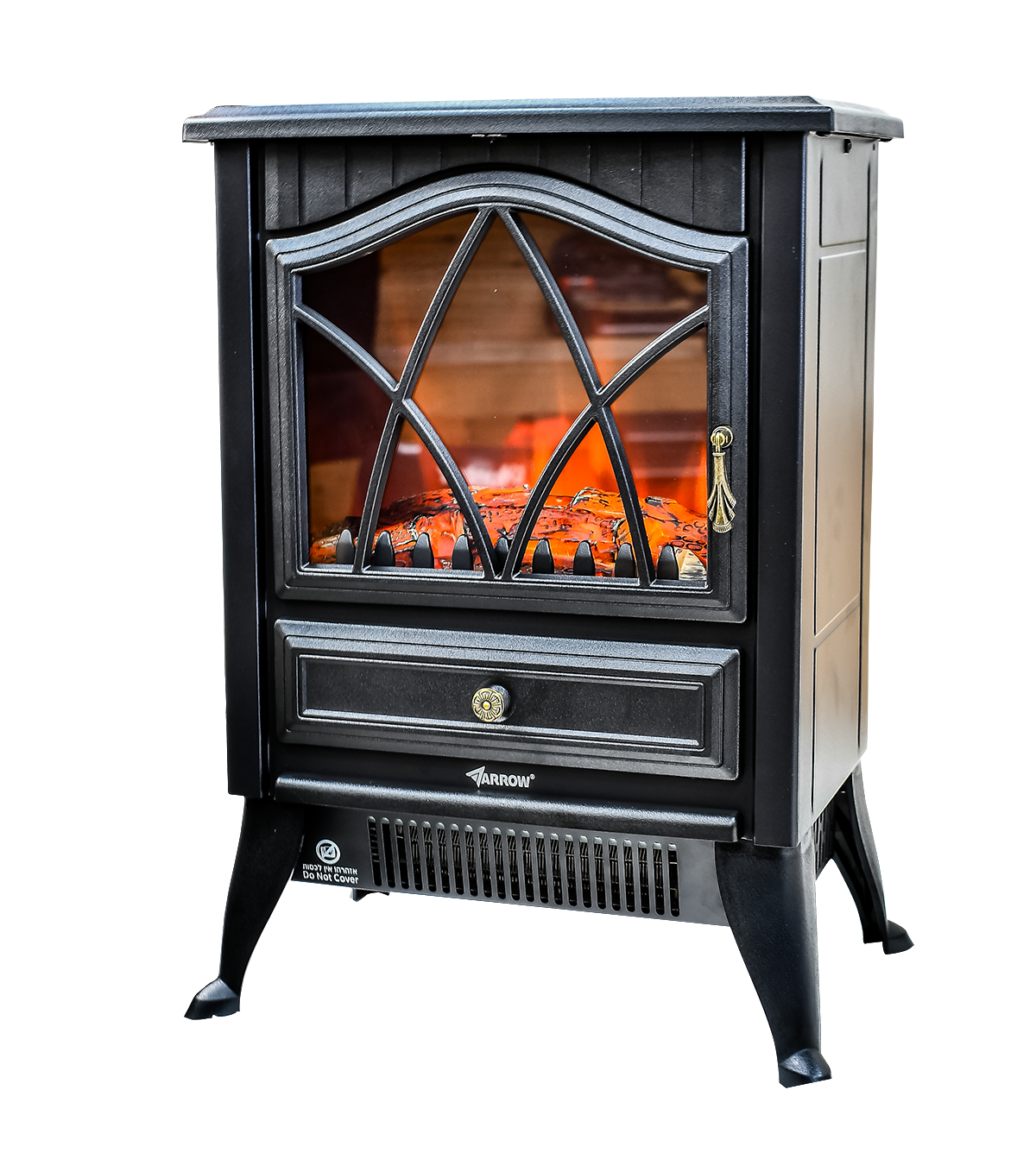 קמין קטן חימום חשמלי 900W/1800W 600701-007