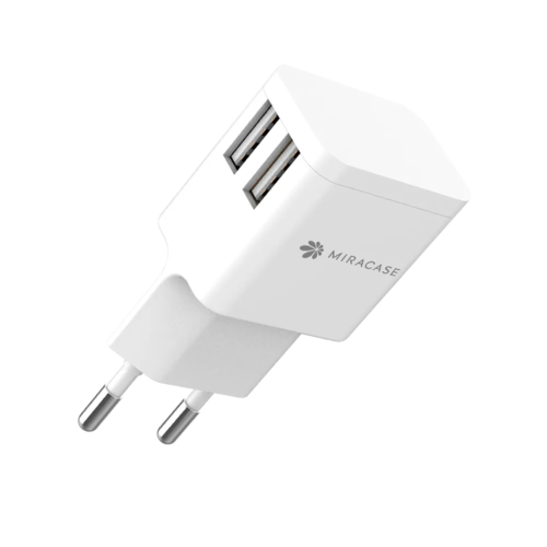מטען USB לקיר 2.4A מבית MIRACASE