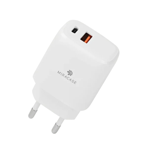מטען קיר 25W עם כבל universal דגם MWC25PQ מבית MIRACASE