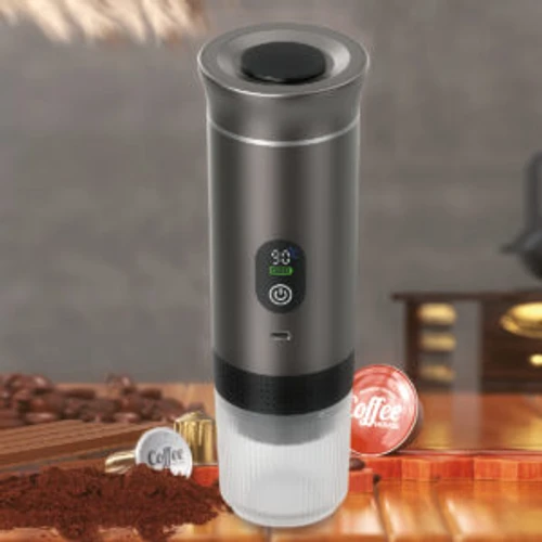 מכונת קפה ניידת דגם GOPRESSO | כולל סוללה נטענת חזקה