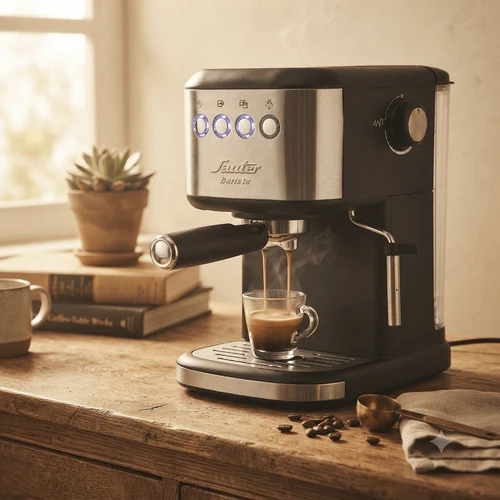 מכונת קפה SAUTER BARISTA 100 | קפסולות נספרסו וקפה טחון עם מקציף