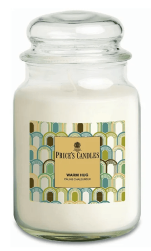 נר פרייסס PRICE'S CANDELS WARM HUG בריח וניל גדול 560 גרם