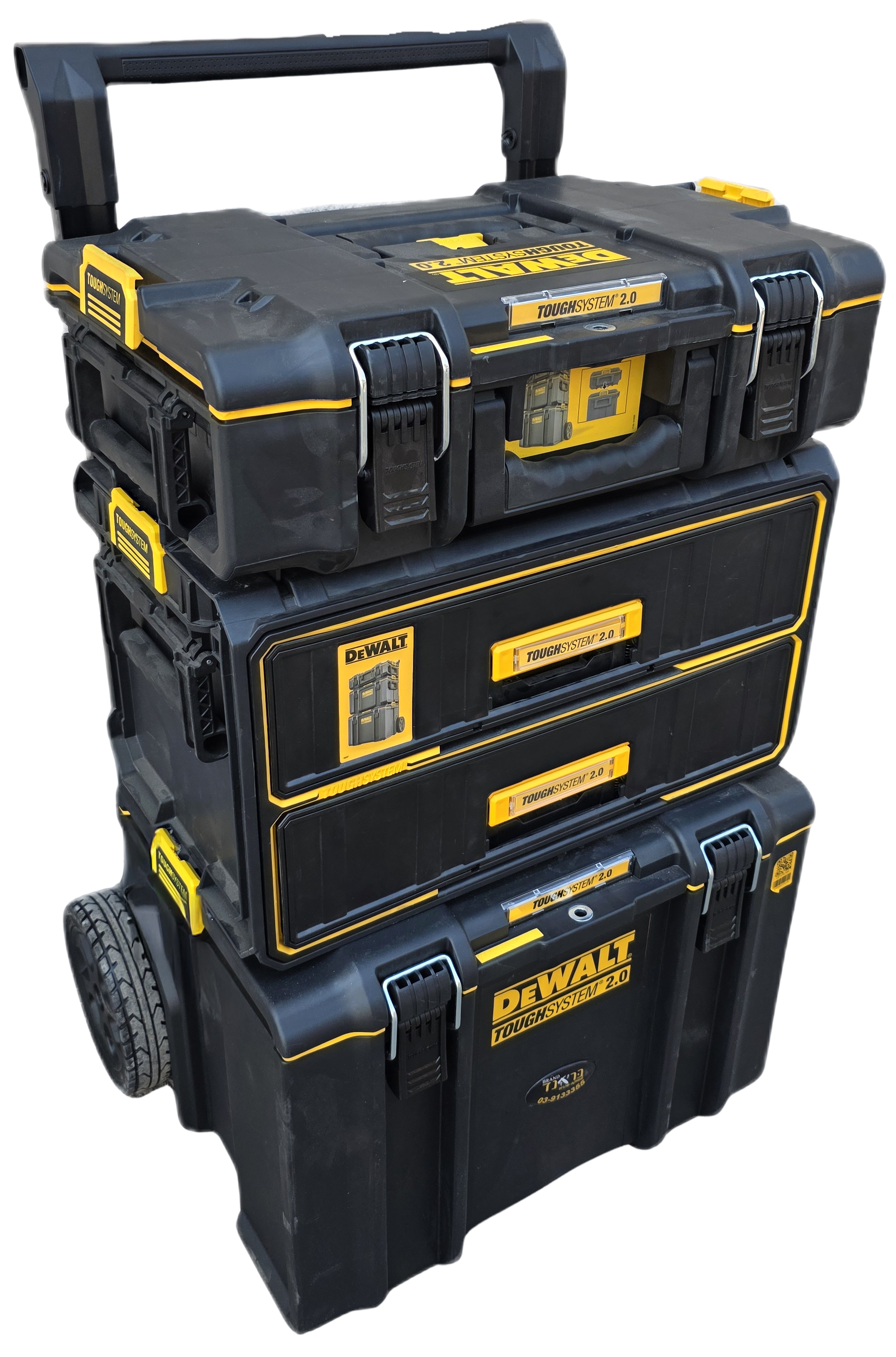 סט ארגזי TOUGH SYSTEM - סיגמא DWST60442-9 דיוולט