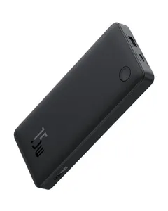 מטען נייד baseus airpow fast charge power bank 10000mah 15w - צבע שחור