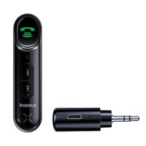 משדר אודיו Baseus BSBA-02 מחיבור AUX ל Bluetooth - צבע שחור