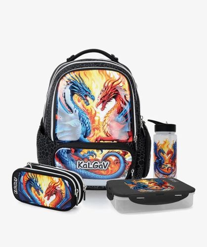 תיק גב - מארז X-FIX PACK דגם Dragons