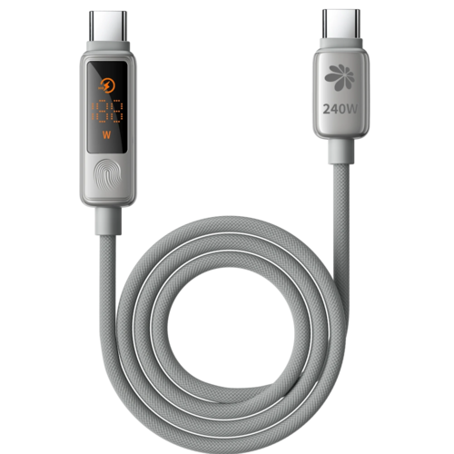 כבל טעינה Miracase MTCD240W עם מסך מגע – טעינה חכמה עם תצוגה בזמן אמת
